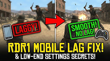 RDR Mobile Lag Fix 60 FPS 🤯100% Smooth Gameplay BEST SETTINGS (ANDROID)🔥