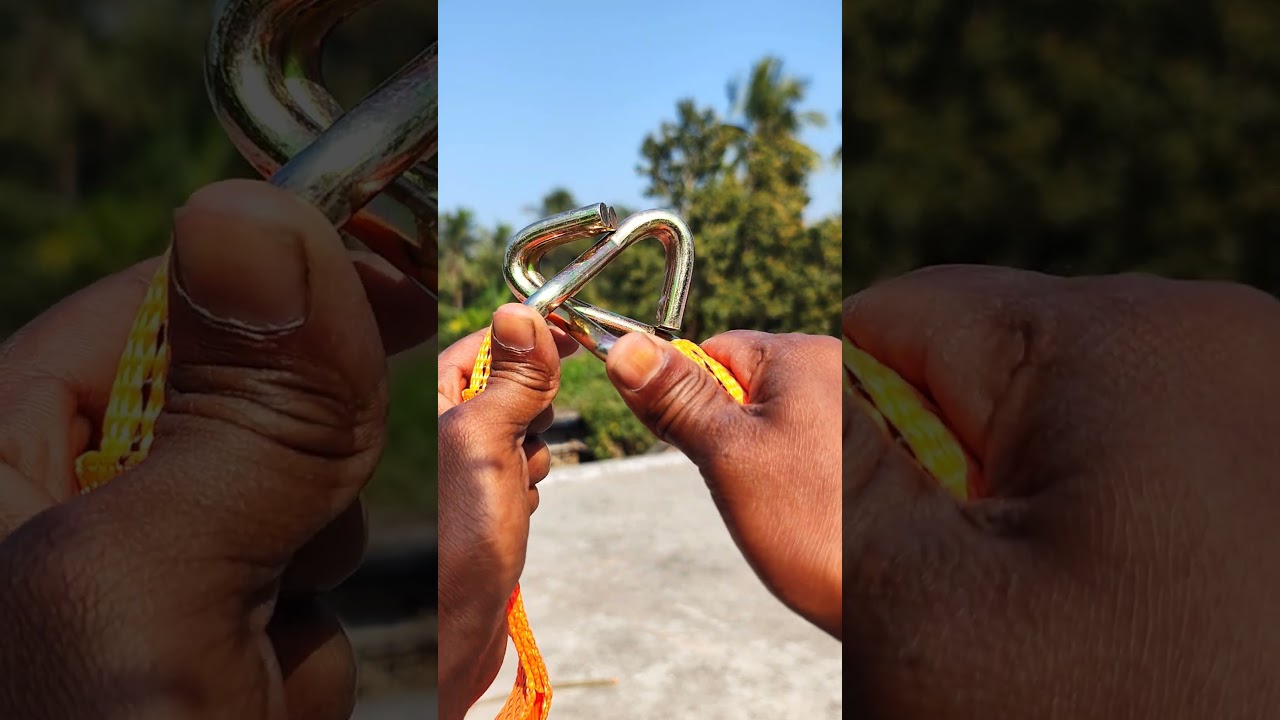 Using a safety hook is the simple method