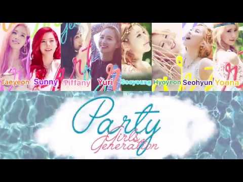 日本語字幕 和訳 かなるび 歌詞 少女時代 SNSD Party 