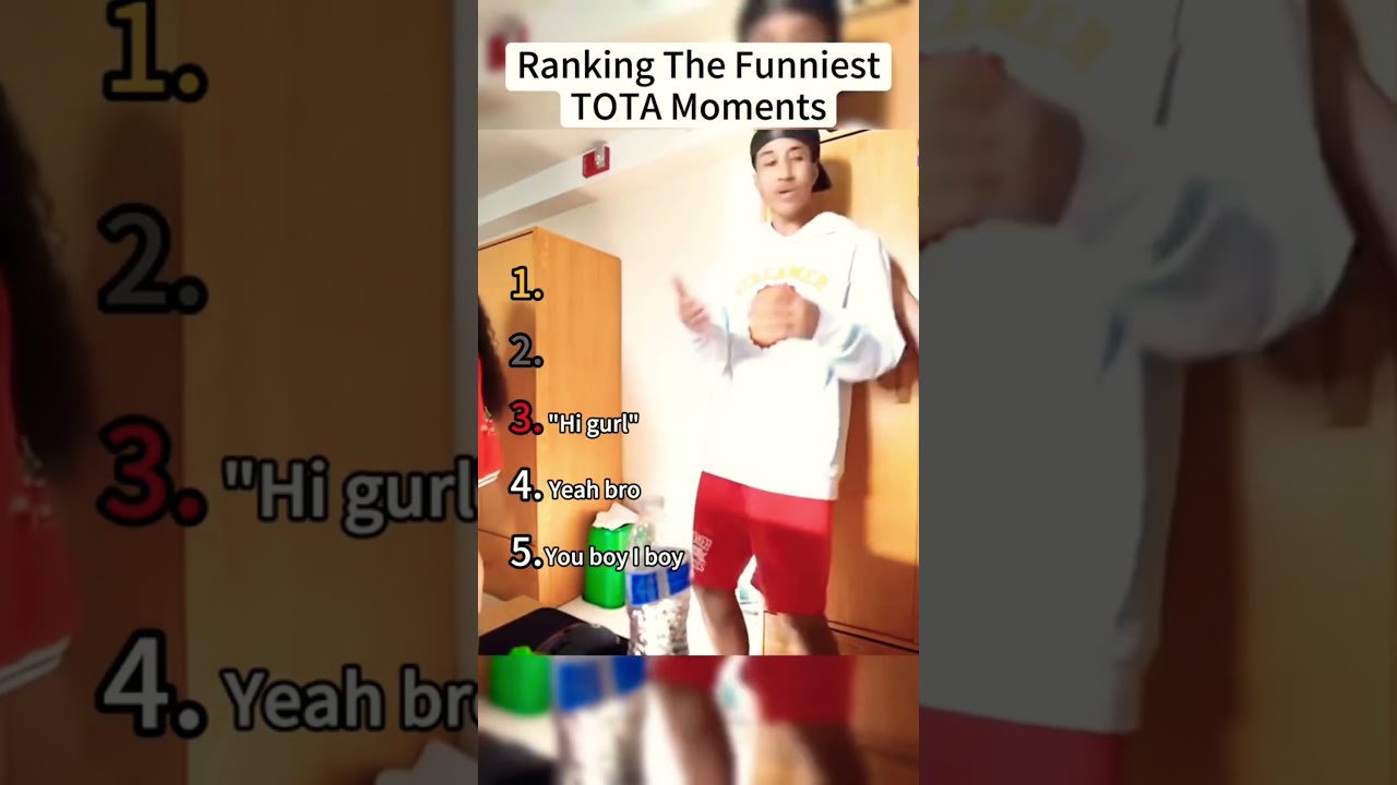 Ranking The Funniest TOTA Moments Funnyshorts Kaicenat Tota