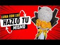 Tutorial  luna con luz paso a paso y la decoramos como ramo