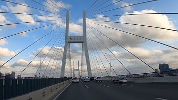ShanghaiDriver 4K Driving on the BUND and Nanpu Bridge 上海外滩至南浦大桥