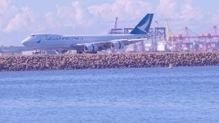 Plane Spotting At Sydney Includes Cathay Pacific Cargo 747