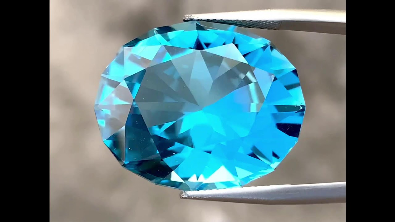 Beautiful Blue Color Big Size Topaz Natural Gemstone