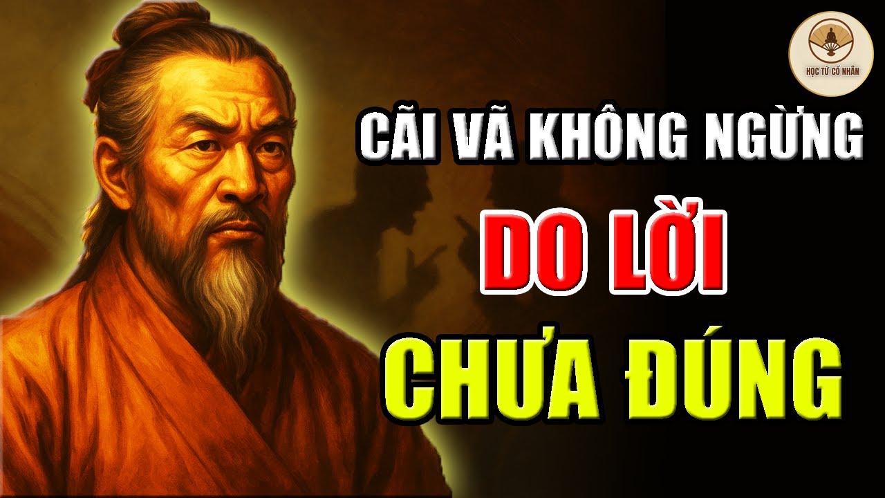 TRIẾT LÝ CỔ NHÂN | Khi bạn hay bị cãi vã vì chuyện nhỏ, đó là dấu hiệu cần thay đổi cách giao tiếp