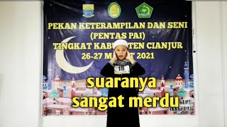 juara 1 lomba adzan pentas PAI kab cianjur