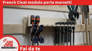 French Cleat Modulo Porta Morsetti Fai Da Te