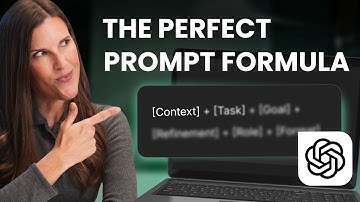The Perfect ChatGPT Prompt Formula - Beginner to Advanced