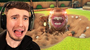MONSTER Found in my Yard - A Game About Digging A Hole