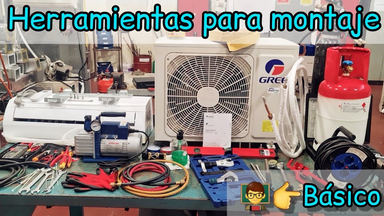 Herramientas y materiales para instalar un aire acondicionado split - Fas  Electricidad