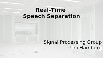 Real-Time Speech Separation