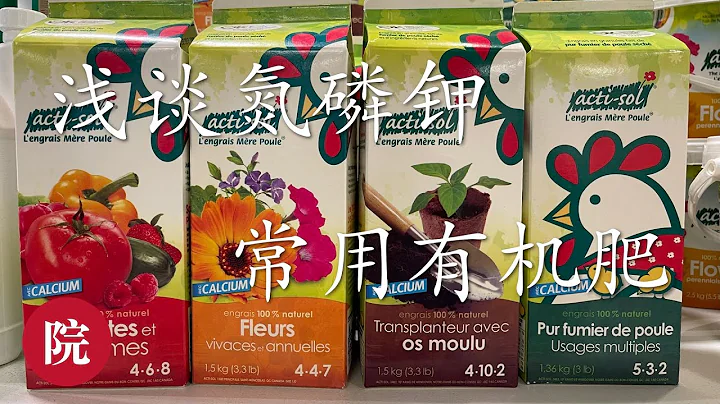 【彬彬有院】種•584《淺談氮磷鉀》，常用家庭小菜地和小花園《有機肥料介紹》//我的六字小秘訣，一個簡單的方法讓初學者記住氮磷鉀的不同作用 - 天天要聞