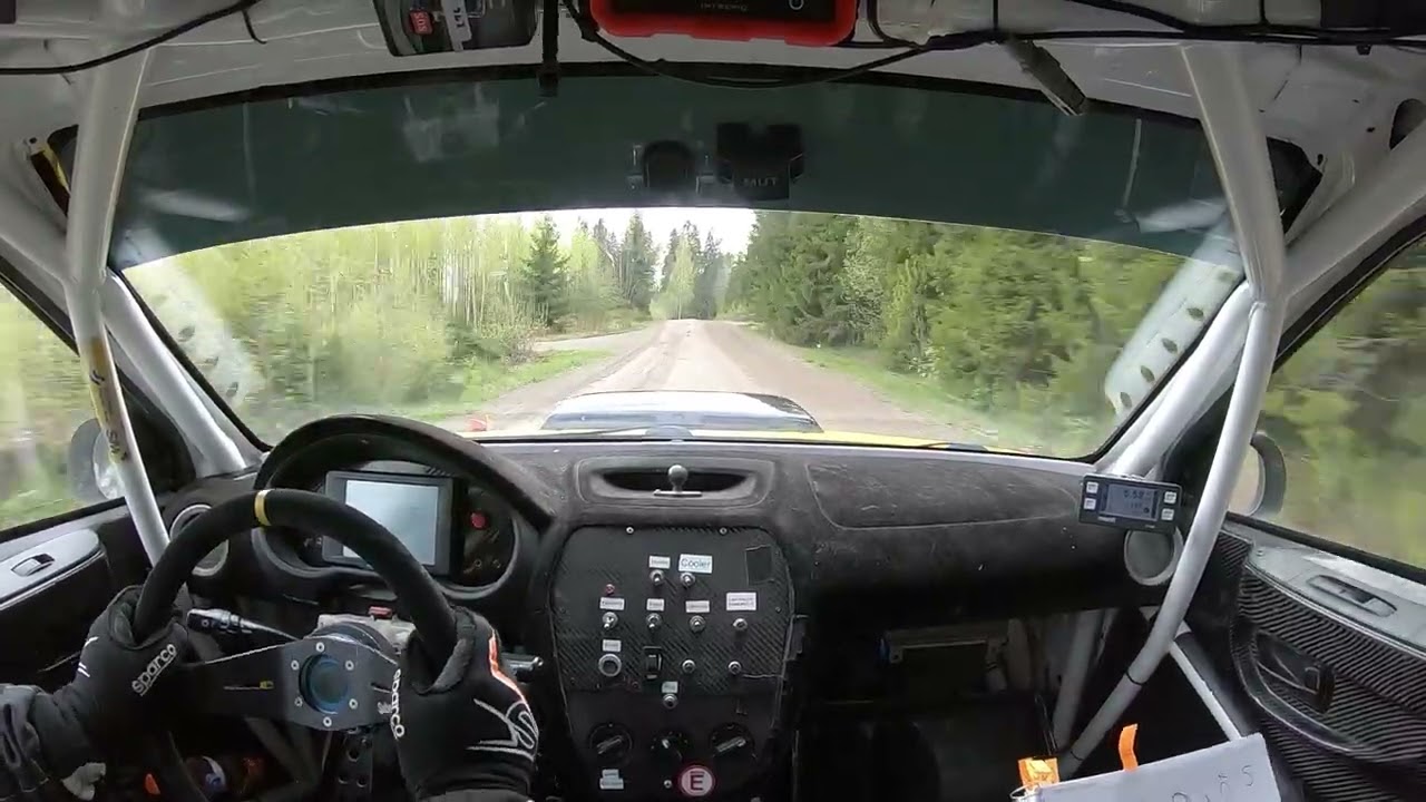 Mäntsälä EK 5 in-car Simo Rantanen - Antti Ahonen nro 187