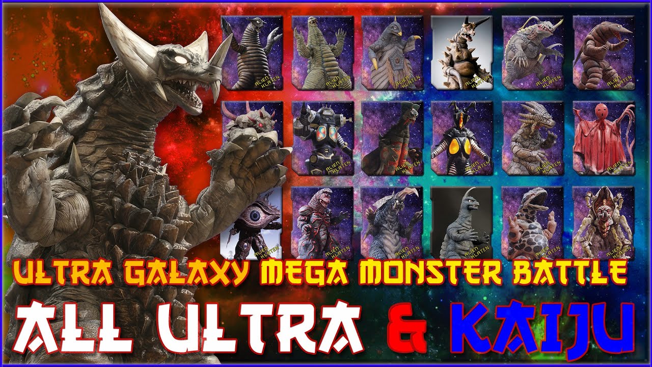 Ultraman All Kaiju - Ultra Galaxy Mega Monster Battle Never