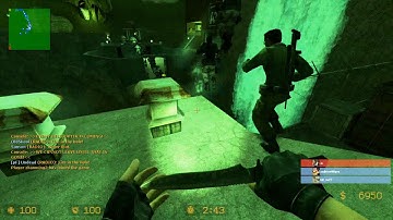 Counter Strike Source Zombie Escape mod online gameplay on Prototype map