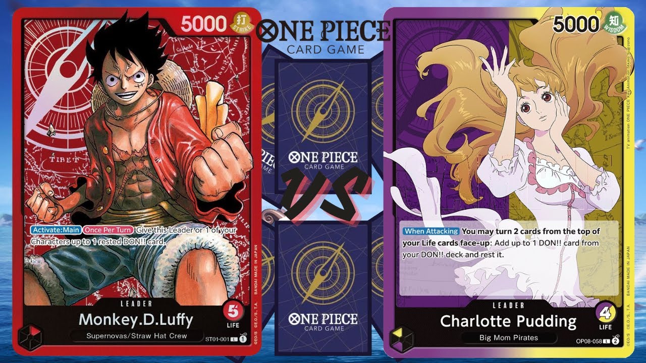 Starter Luffy vs Charlotte Pudding OP8.5 - One Piece Card Game (No Commentary)