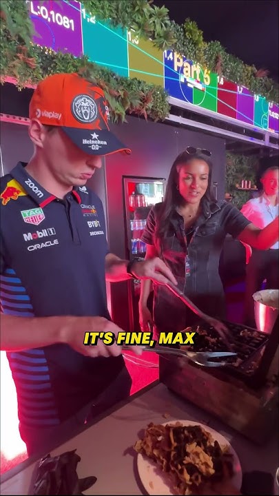 Waffle making: 1, Max: 0 🤣 #F1 #RedBullRacing