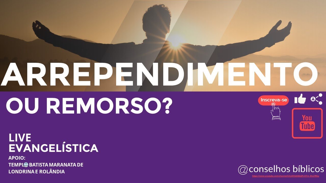 ARREPENDIMENTO OU REMORSO? YouTube ARREPENDIMENTO OU REMORSO? YouTube