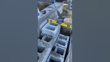 Building Concrete Stone Veneer Steps With Block #diy #masonry #tips