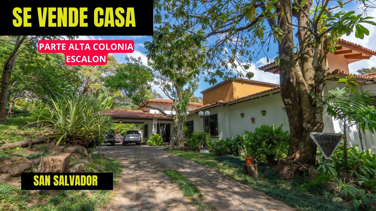 ⏰ ¡POR TIEMPO LIMITADO! CASA EN VENTA 🏡 | COLONIA ESCALÓN (PARTE ALTA) – San Salvador