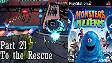 Monsters vs. Aliens the Game (2009, PS2) [Part 21] | To the Rescue (The Missing Link)