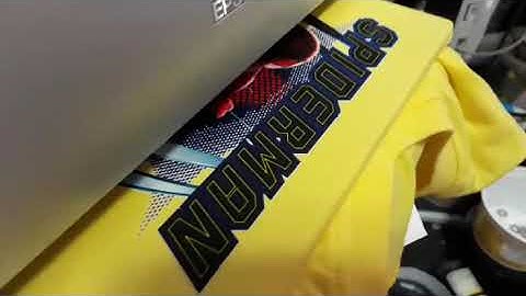 test rip903 one pass print with dtg epson1390