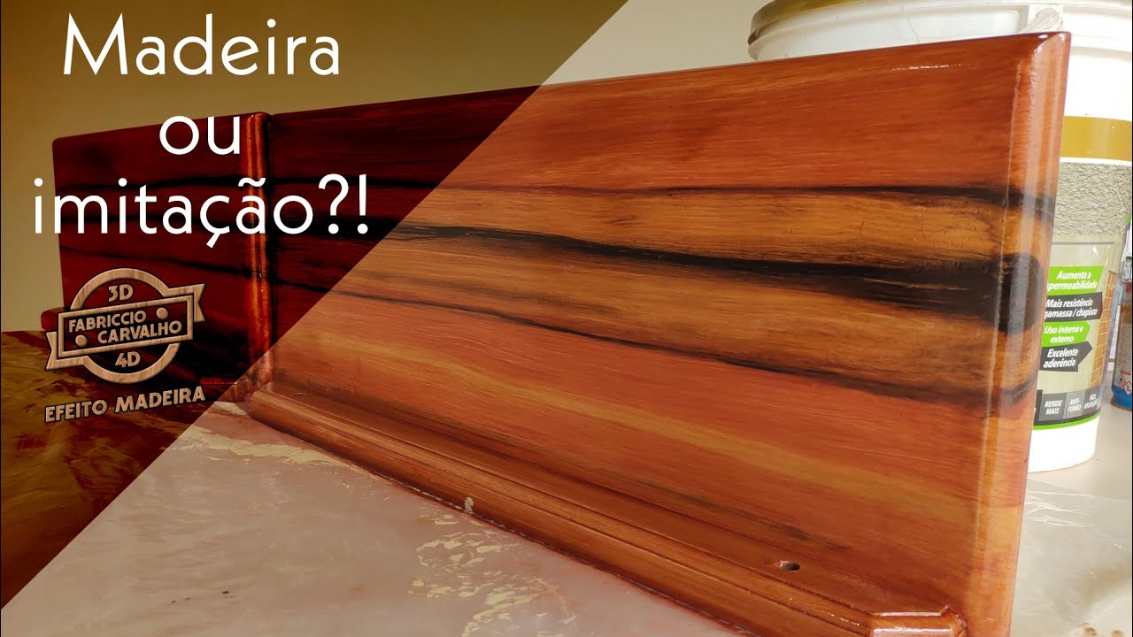 Efeito Madeira Fácil - Três cores para o natal e ano novo