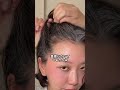 白髪による3分簡単!ヘアアレンジ