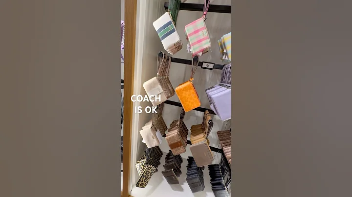 COACH CORNER ZIP WRISTLET #coach #coachwallet #coachoutlet #shoppingvlog