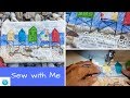 Sew With Me, Creating a Background with Fabric Scraps