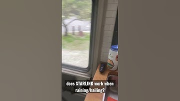 Starlink works in the rain/hail?!?!
