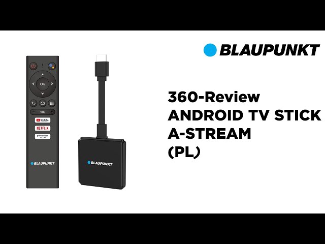 Odtwarzacz multimedialny 4K BLAUPUNKT Android TV Box B-Stream