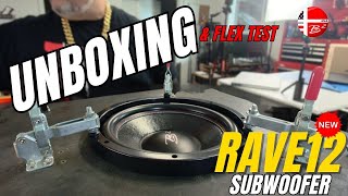 B2 Audio RAVE12 Unboxing & Demo | 12 500W RMS Shallow Mount Subwoofer