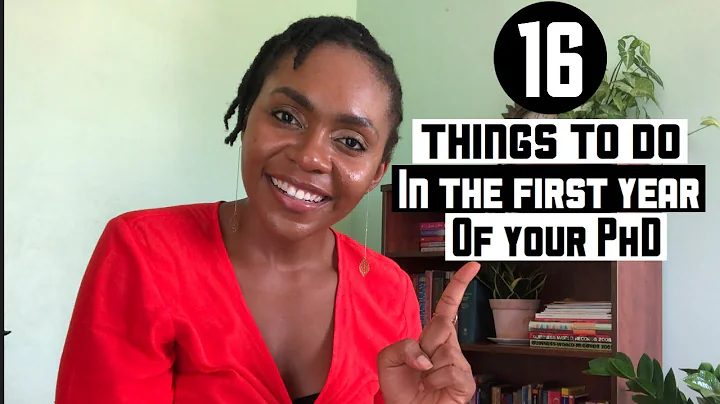 PhD FIRST YEAR TIPS| 16 things to do