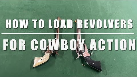 How to Load Revolvers for Cowboy Action Shooting | Colt SAA vs. Ruger Vaquero