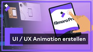UI / UX Animation in FilmoraPro erstellen | FilmoraPro Showcase