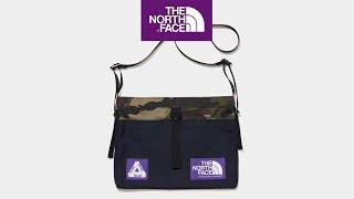 小黑痣【開箱】Palace Skateboards x THE NORTH FACE PURPLE LABEL CORDURA Nylon Small  Shoulder Bag 紫標 斜肩包＆鴨舌帽