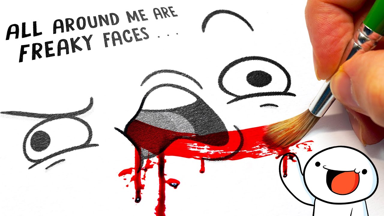 HORROR Artist vs The Odd 1s Out $10 Doodle Colouring Book ✍️ (Pt.2)