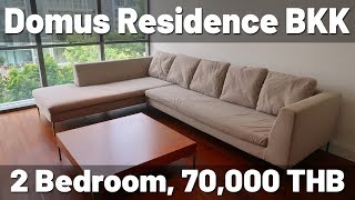 Domus Bangkok 2 bedroom for rent 102 sqm