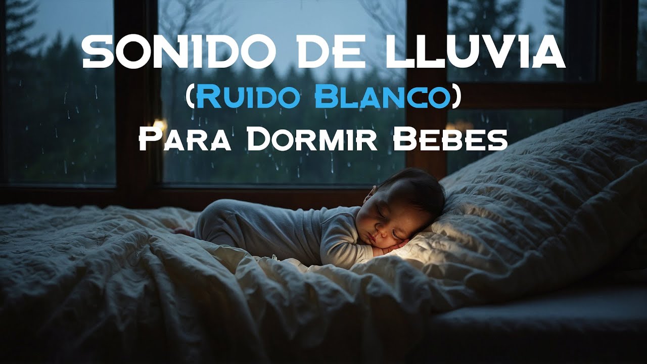 Sonido de LLUVIA SUAVE para DORMIR BEBÉS | Ruido Blanco para calmar y ...