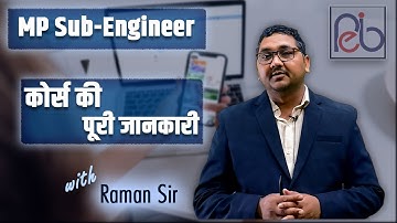 Complete course information for MP Sub Engineer 📢| MP Sub Engineer Crash Course | by Raman Sir/EA...