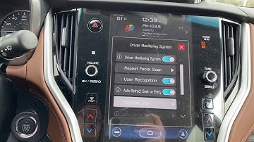 Setting up driver monitoring system on Subaru