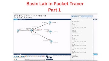 Basic Lab Design in CISCO Packet Tracer Part 1 08112025