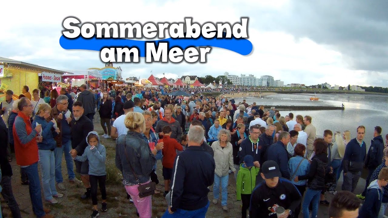 Sommerabend am Meer + Feuerwerk Cuxhaven 3. August 2019 YouTube