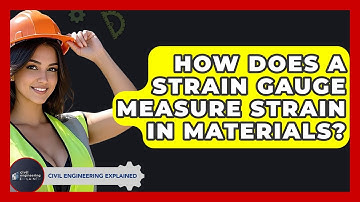 How Does A Strain Gauge Measure Strain In Materials? - Civil Engineering Explained