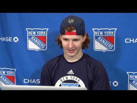 Vitali Kravtsov Postgame Availability April 18th | New York Rangers