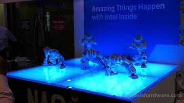 Intel NAO Robots Dance At GITEX Shopper 2011 in Dubai