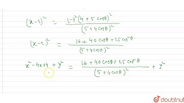 If `x+iy=(3)/(2+cos theta + sin theta),"prove that" , x^(2)+y^(2)=4x-3.`