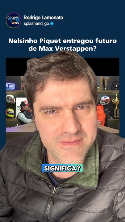 Nelsinho Piquet deixou escapar o futuro de seu cunhado Max Verstappen na Mercedes? #f1 #shorts