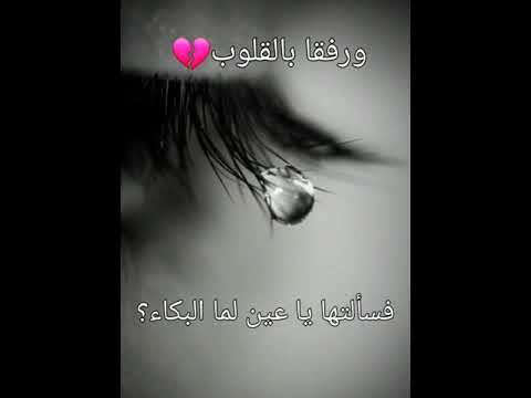 رأيت العين تبكي فسألتها يا عين لما البكاء